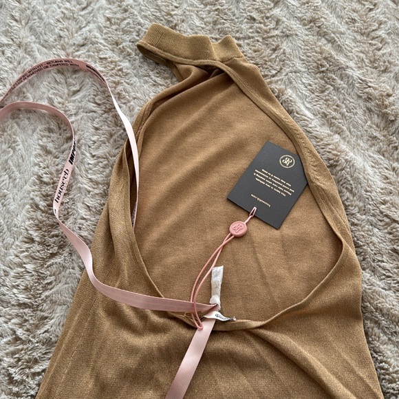 House of CB Selia Metallic Semisheer Gown - Picture 5 of 7